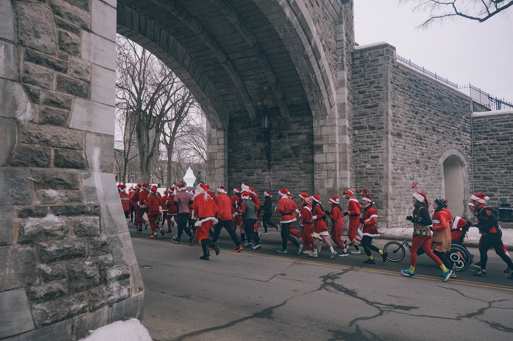 La Course des Pères Noël se déroulera le samedi 13 décembre. (Photo: Courtoisie)