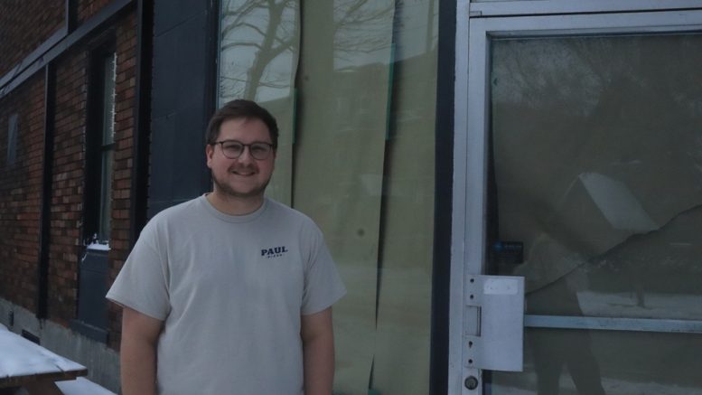 Jacob Lemire, propriétaire de Paul Pizza (crédit photo: Louis-Alexandre Parent)