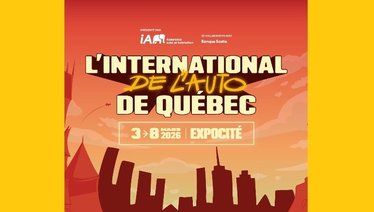 L'International de l'auto de Québec 2026 présenté du 3 au 8 mars (Crédit photo: L'International de l'auto de Québec)
