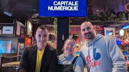 Jean-Philippe Bonneau, Carole-Ann Labrie et Jonathan Parent, cofondateur de Capitale numérique (crédit photo: Capitale numérique)