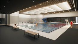 Perspective de la piscine du centre communautaire Ferland (Image: Ville de Québec)