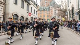 Le défilé de la Saint-Patrick à Québec. (Crédit photo: Muriel Leclerc)