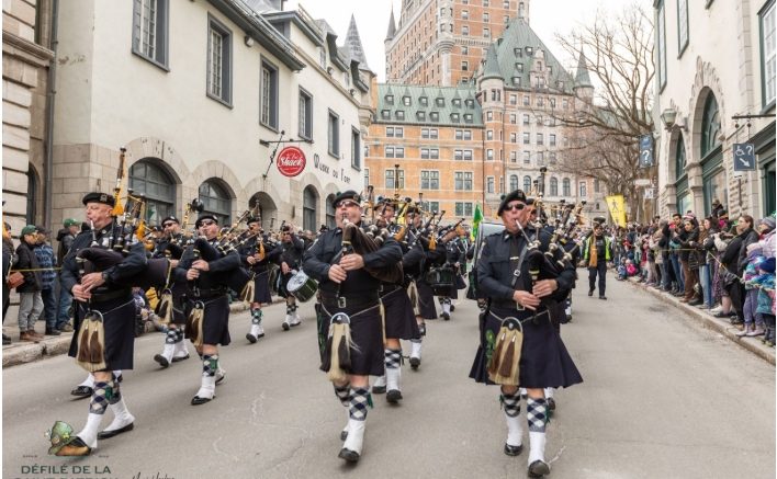 Le défilé de la Saint-Patrick à Québec. (Crédit photo: Muriel Leclerc)