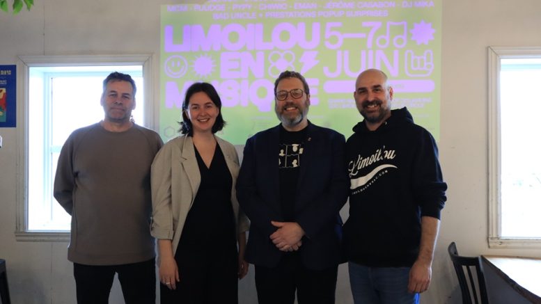 La programmation du festival Limoilou 2026 a été annoncé par Jonathan Parent, président par intérim de Limoilou en VRAC. (Crédit photo: Louis-Alexandre Parent)