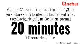 La congestion sera donc bien présente sur le boulevard Laurier dans les prochains mois .
