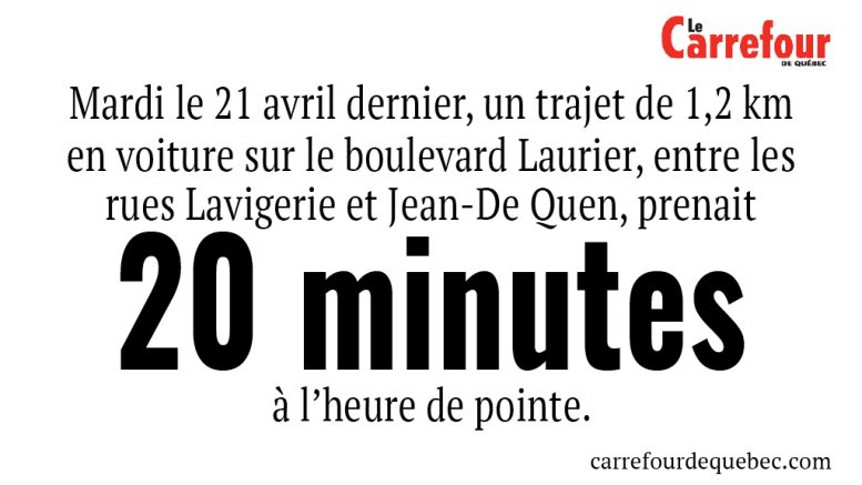 La congestion sera donc bien présente sur le boulevard Laurier dans les prochains mois .