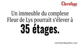 Le promoteur Trudel fera une demande pour une modification de zonage afin d’augmenter la hauteur d’un immeuble au complexe Fleur de Lys.