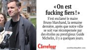 Bruno Marchand dit avoir visité  95 % des 31 restaurants reconnus par Michelin à Québec.