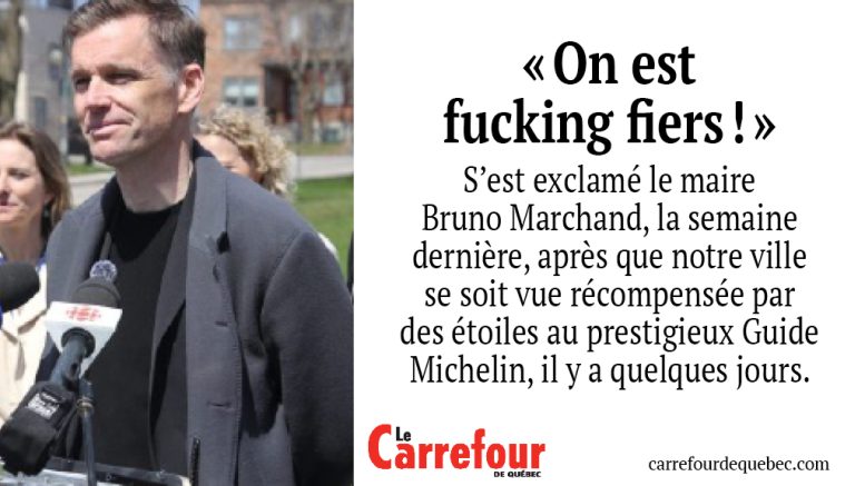 Bruno Marchand dit avoir visité  95 % des 31 restaurants reconnus par Michelin à Québec.