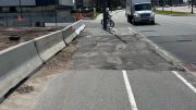 il demeure important de bien entretenir les pistes cyclables qui existent. 
