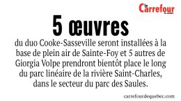 La Ville souhaitait aménager des parcours pour mettre en valeur des artistes locaux.