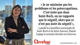 Elaine Lepage déplore le fait que certains articles ne font que donner un portrait sombre de son quartier.