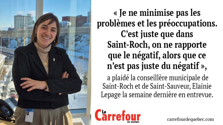 Elaine Lepage déplore le fait que certains articles ne font que donner un portrait sombre de son quartier.