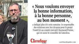 La Ville de Québec informera dorénavant les citoyens par texto ou par courriel des entraves causés par le chantier du tramway.