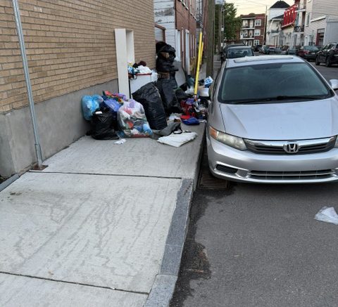 Cette image a été prise dans le secteur Limoilou dans les derniers jours. 