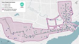 De nouvelles stations àVélo on été installées dans les quartiers stratégiques de la ville. (Image: Ville de Québec)
