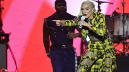 Gwen Stefani en prestation sur les Plaines d'Abraham jeudi soir. (Photo: Philippe Moussette)