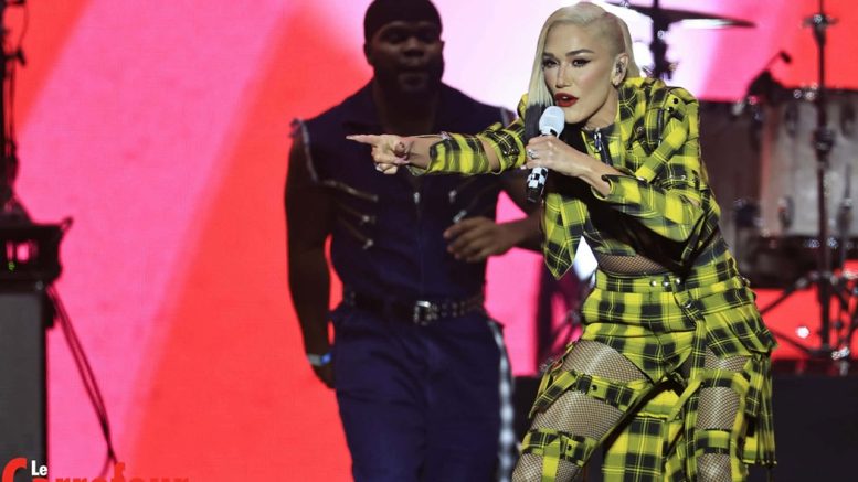 Gwen Stefani en prestation sur les Plaines d'Abraham jeudi soir. (Photo: Philippe Moussette)