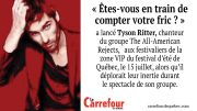 La zone VIP du FEQ a encore cette année fait l'objet de remarques de quelques artistes