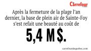 Le réaménagement de la base de plein air s'est ainsi achevé récemment après un an de travaux