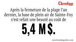 Le réaménagement de la base de plein air s'est ainsi achevé récemment après un an de travaux