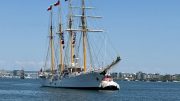 L'Esmeralda fera escale à Québec pour la 7e édition du Rendez-vous Naval de Québec. (Photo : SDC Vieux-Port)