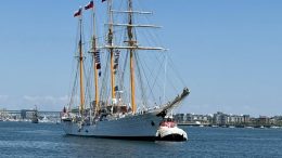 L'Esmeralda fera escale à Québec pour la 7e édition du Rendez-vous Naval de Québec. (Photo : SDC Vieux-Port)