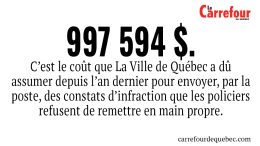 Les agents du SPVQ exercent des moyens de pression depuis l’an dernier.