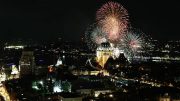 Les feux Loto-Québec ont clos la soirée de samedi avec un spectacle de 30 minutes à l'occasion de leur 30e anniversaire. (Photo: Philippe Moussette)