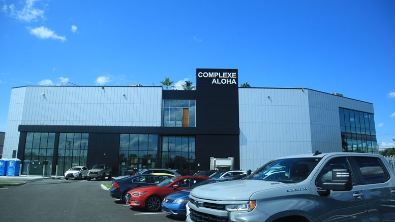 Le complexe Aloha a ouvert sa vague intérieur le 27 août dernier. (Photo: Louis-Alexandre Parent)