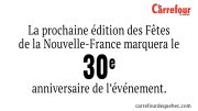-La prochaine édition des Fêtes de la Nouvelle-France marquera le 30e anniversaire de l’événement.