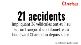 21 accidents ont t eu lieu sur ce tronçon d’à peine un kilomètre en quatre ans.