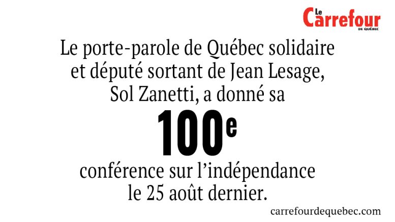 Sol Zanetti tentera de se faire réélire en octobre prochain.