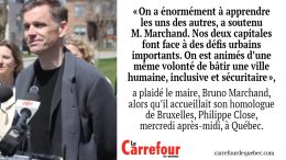 Les Villes de Québec et Bruxelles ont signé une entente de collaboration en matière de sécurité urbaine.