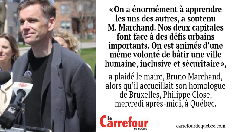 Les Villes de Québec et Bruxelles ont signé une entente de collaboration en matière de sécurité urbaine.