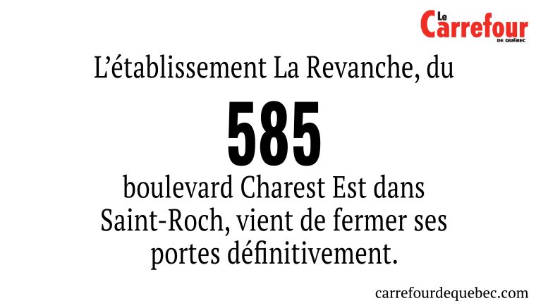 La Revanche, de Saint-Roch, vient de fermer définitivement.