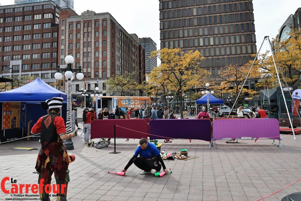 Le festival Réverbère a pris d'assaut le Vieux-Québec. (Photo: Philippe Moussette)