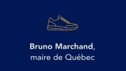 Le logo est utilisé sur une vidéo publiée par le maire Bruno Marchand (Photo: Facebook Bruno Marchand)