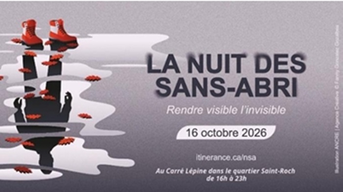 La Nuit des sans-abri se déroulera au carré Lépine le vendredi 16 novembre prochain. (Image: RAIIQ)