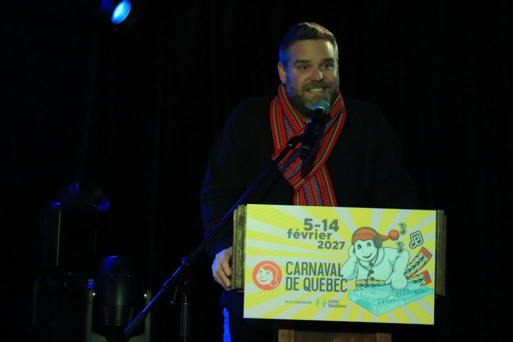 Jérôme Déchêne, directeur général du Carnaval de Québec. (Photo: Louis-Alexandre Parent)