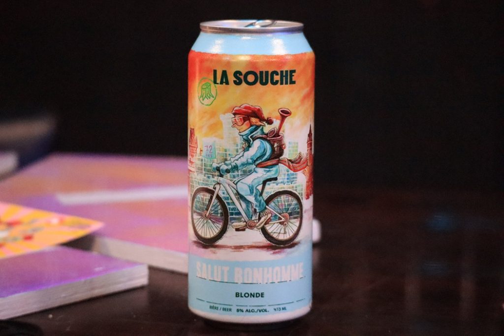La bière Salut Bonhomme est de retour pour la 73e éditions du Carnaval de Québec. (Photo: Louis-Alexandre Parent)