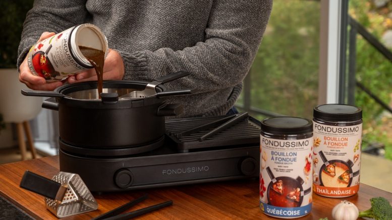 Fondussimo lance 3 nouveaux bouillons à fondu en plus de 3 fondus desserts dans les épiceries Metro. (Photo: Fondussimo)