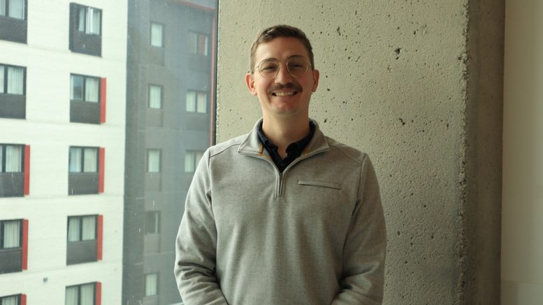 Le co-fondateur de CAP, Luka Aubin-Jobin. (Photo: Louis-Alexandre Parent)