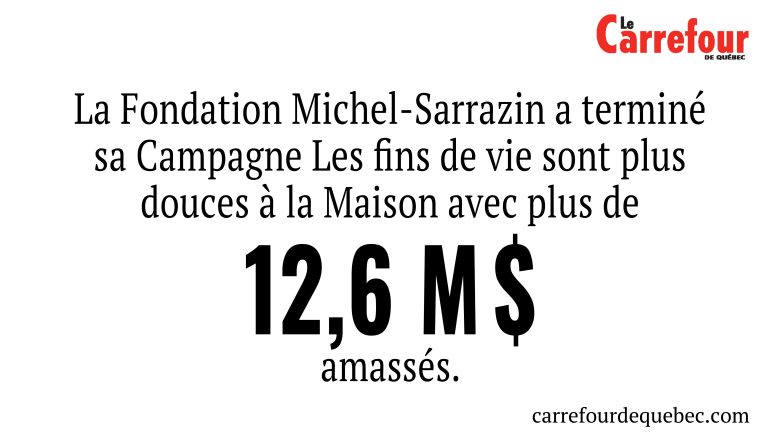 La Fondation Michel-Sarrazin vient de conclure une grande campagne de financement.